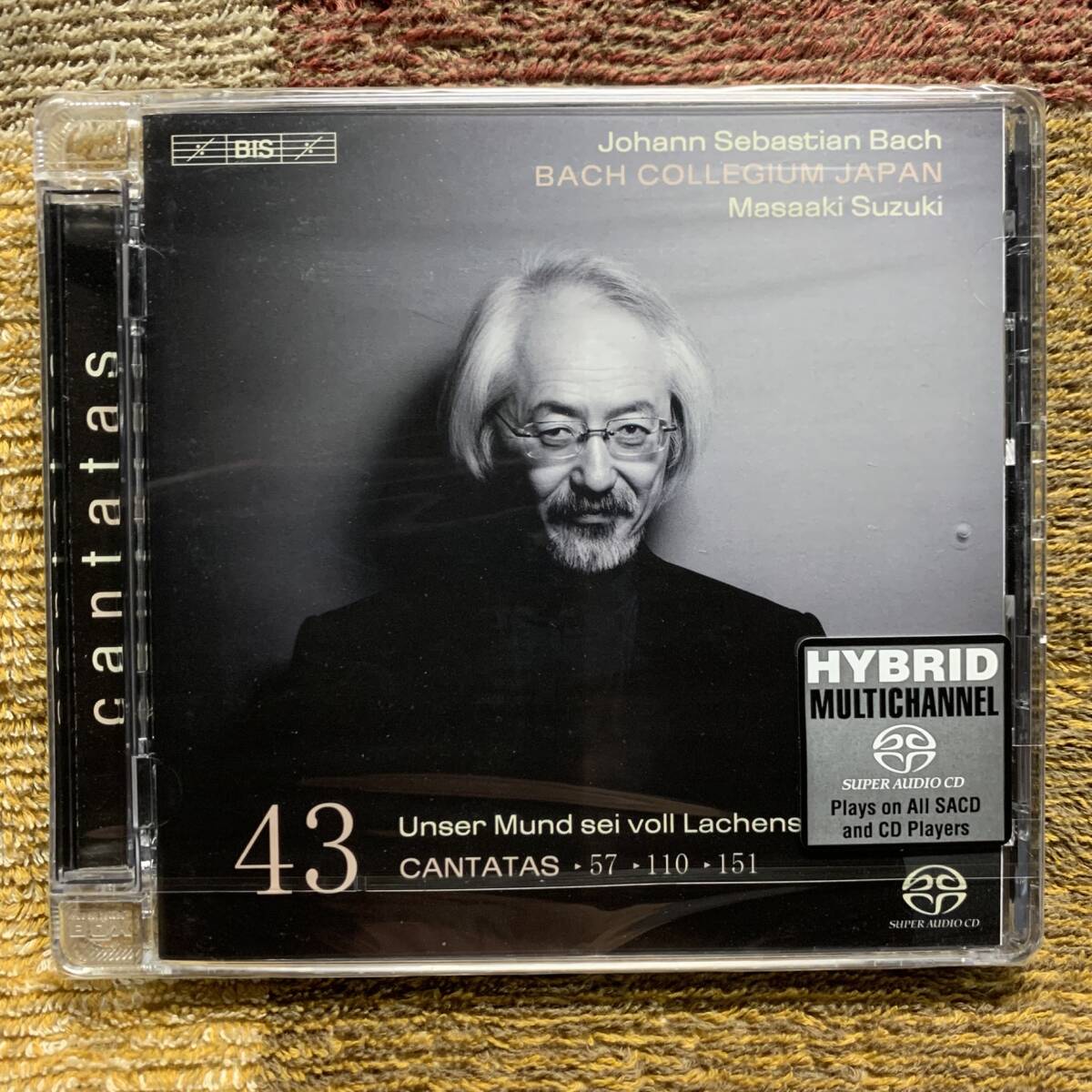 ハイブリッドSACD●鈴木雅明 バッハ・コレギウム・ジャパン●バッハ「カンタータ全曲シリーズ Vol.43」【BIS-SACD-1761】未開封品拍卖