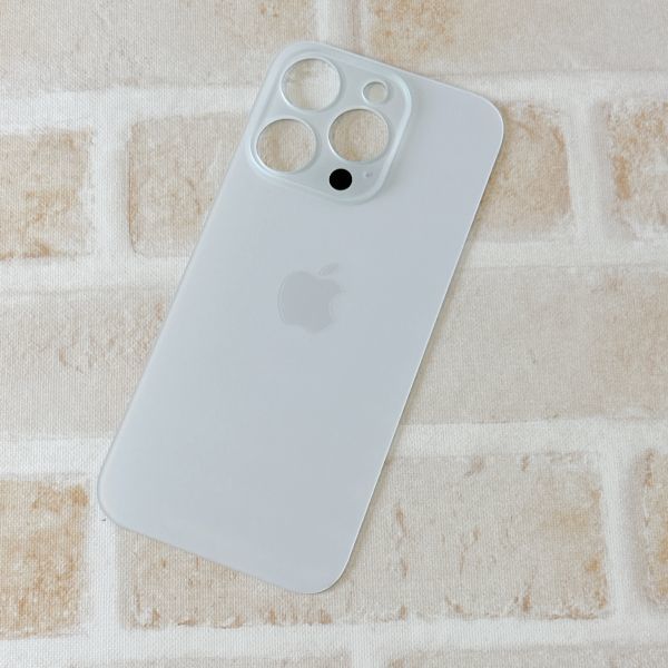 s193 在庫処分【 iphone 14 ProMax シルバー】 背面パネル 背面リペアパネル 修理用 交換用 アイフォン 裏側 背面割れ 無印拍卖