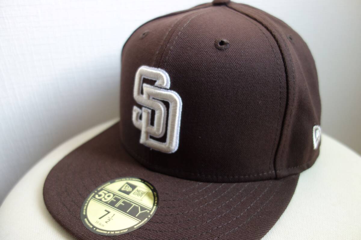 *即決* MLB サンディエゴ・パドレス オーセンティックキャップ 2024年ポストシーズン限定 新品未使用 サイズ 7 1/2(≒59.6cm) 拍卖