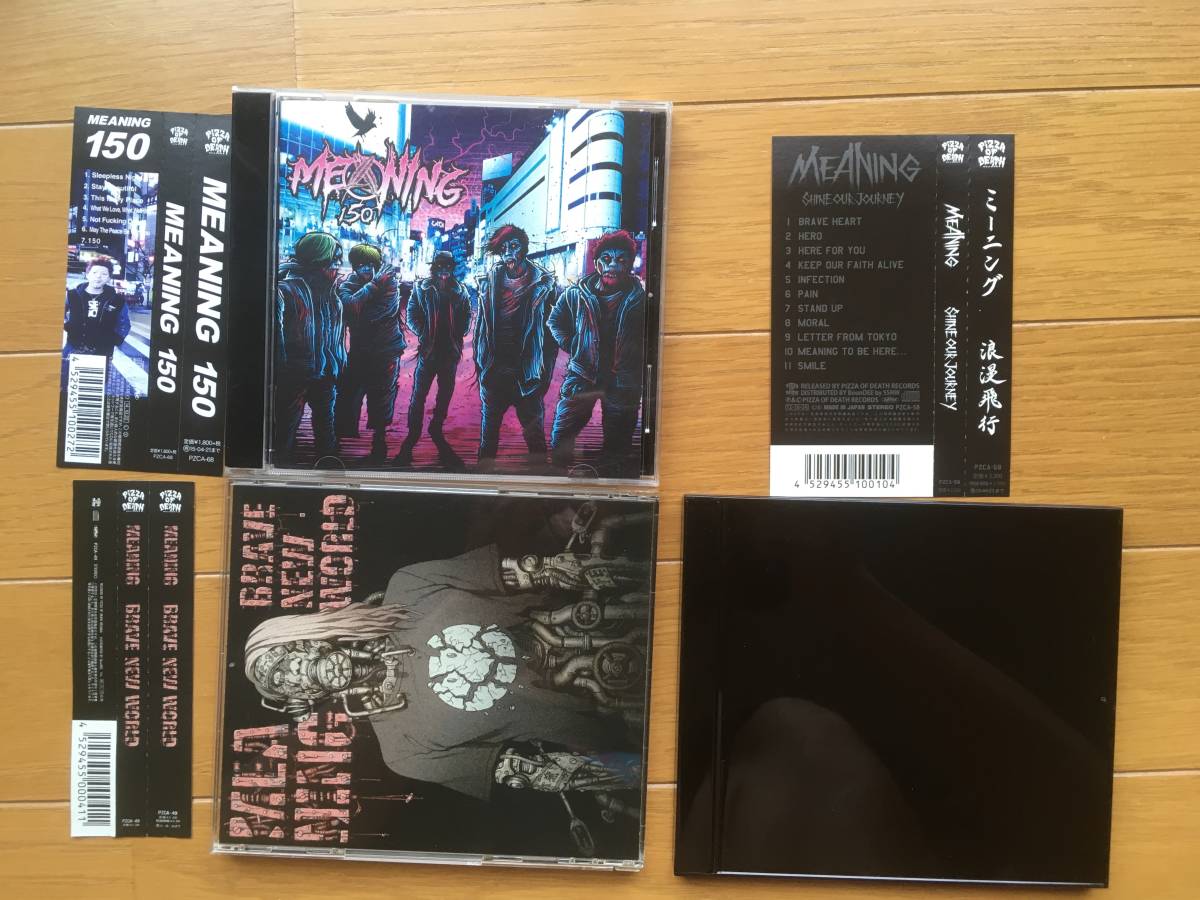 MEANING brave new world / shine our journey / 150 CD3枚拍卖