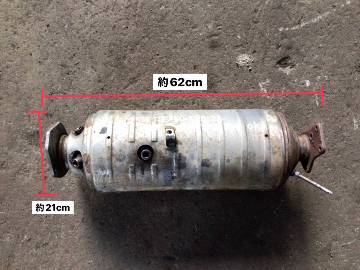 FEA80 H.25年 ブルーテック キャンター 標準 DPF 触媒 フロント マフラー 洗浄済み 要下取り X2 241116 ④ 即日発送可 ふそう ME555982拍卖
