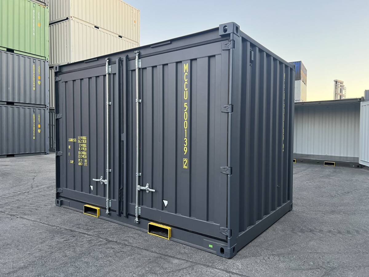 【愛知発】新造 12フィート 海上 コンテナ 12フィート W3,658×D2,438×H2,591 仮設 .倉庫 物置 バイクガレージ 車庫 12F 海コン プレハブ拍卖