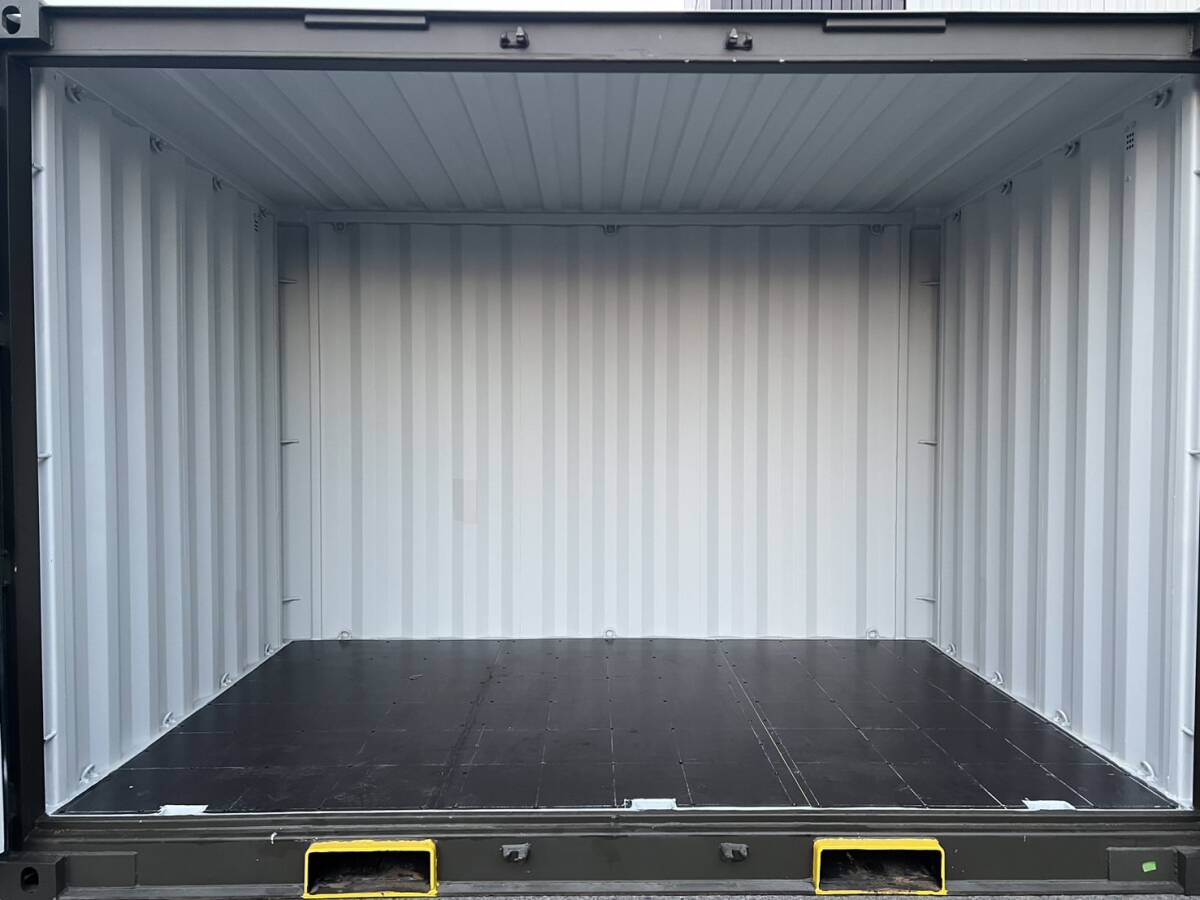 【愛知発】新造 12フィート 海上 コンテナ 12フィート W3,658×D2,438×H2,591 仮設 .倉庫 物置 バイクガレージ 車庫 12F 海コン プレハブ拍卖