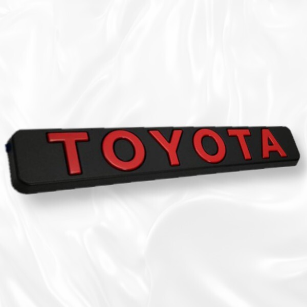 トヨタ 海外仕様 TOYOTA エンブレム グリルエンブレム レッド ハイラックスチャンプ ハイラックス ランクル ランドクルーザー 新品拍卖