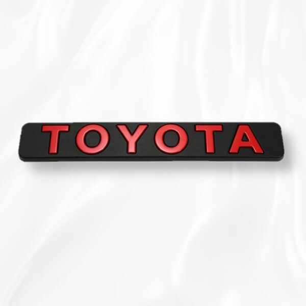 トヨタ 海外仕様 TOYOTA エンブレム レッド グリルエンブレム ハイラックスチャンプ ハイラックス ランドクルーザー ランクル 新品拍卖