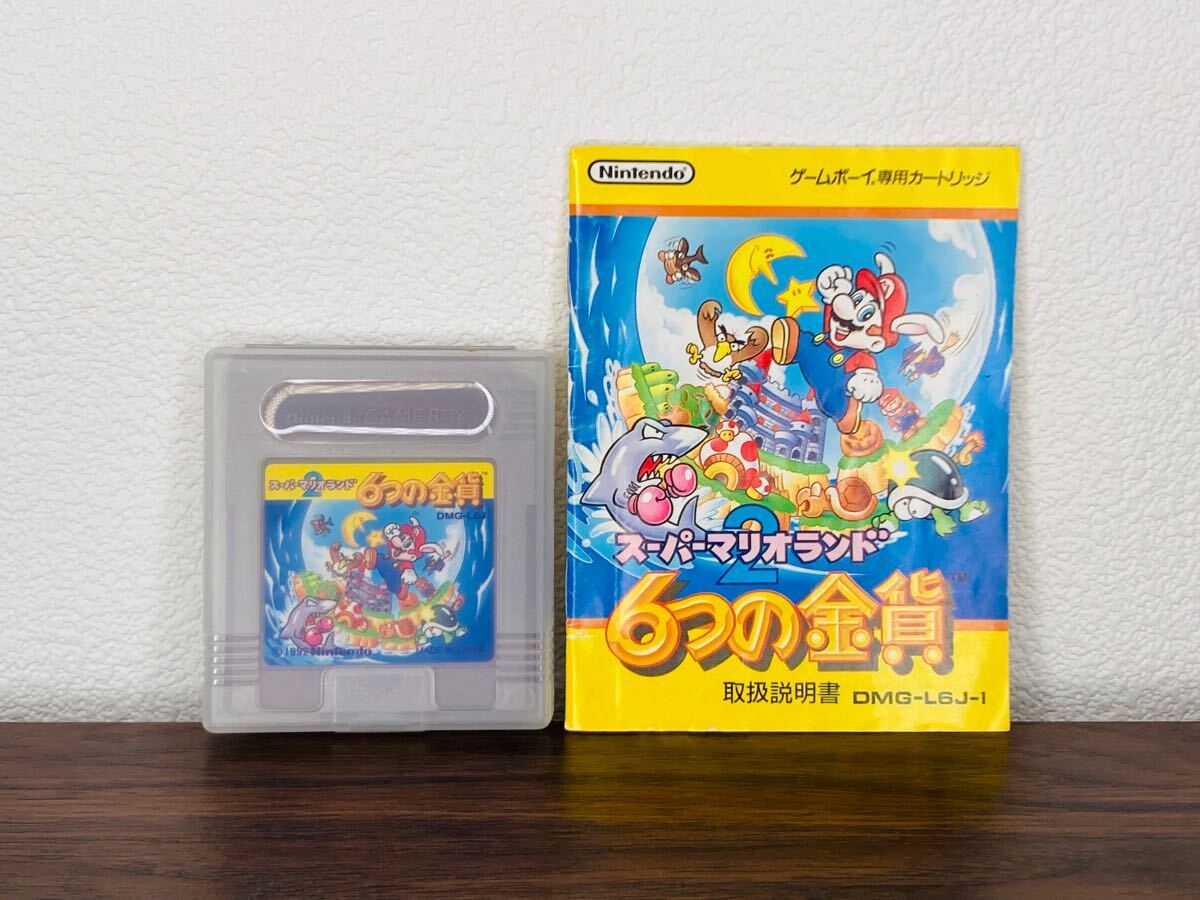 R023 【説明書付き】 スーパーマリオランド2 6つの金貨 ゲームボーイ Nintendo 任天堂 ニンテンドー拍卖
