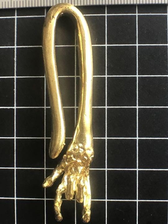 真鍮製★フック★メロイックサイン★コルナ★ROCK拍卖