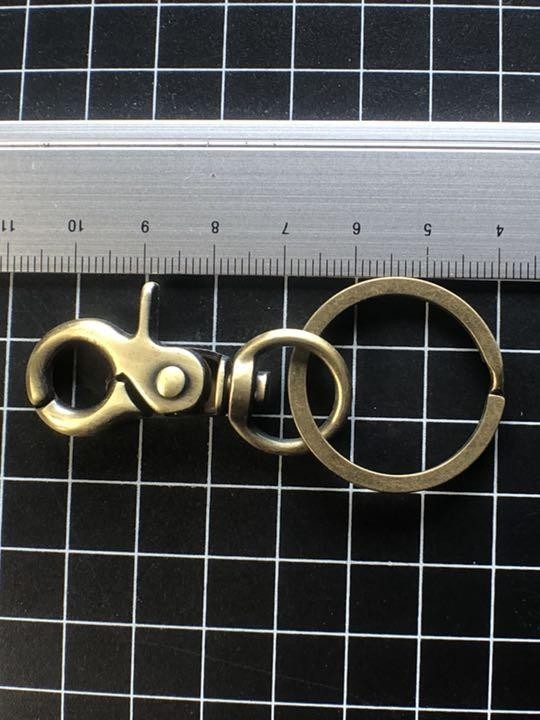 ナスカン★カニカン★アンティーク加工★小★2重丸カン付き拍卖