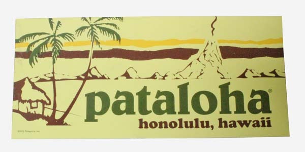 パタゴニア ホノルル ハワイ パタロハ ステッカー PATAGONIA HONOLULU HAWAII PATALOHA 2012Ver. STICKER 海外 店舗 アメリカ USA シール拍卖