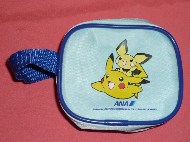 激レア!ANAオリジナル! ポケットモンスター ピカチュウ キャラクター ポーチ (非売品)拍卖