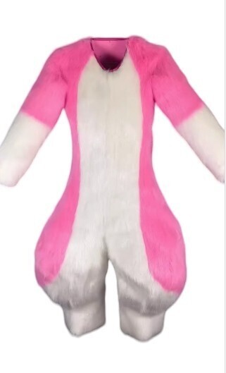 着ぐるみ ケモノ体 ピンク Bタイプ 全身 ケモノ ファースーツ ぬいぐるみ コスプレ コスチューム拍卖