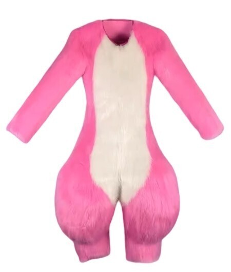 着ぐるみ ケモノ体 ピンク Aタイプ 全身 ケモノ ファースーツ ぬいぐるみ コスプレ コスチューム拍卖