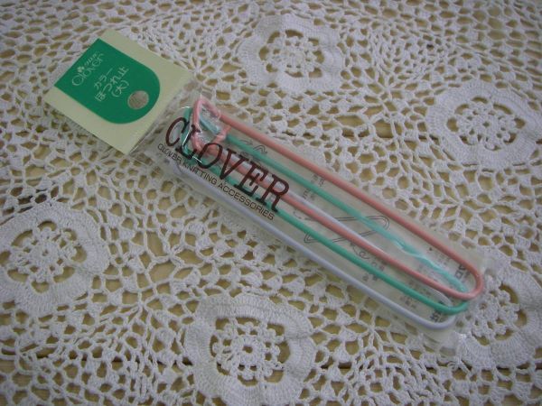 ○nai **№039 ■■■ 編み物小物 クロバー カラー ほつれ止 (大) 3本入り拍卖