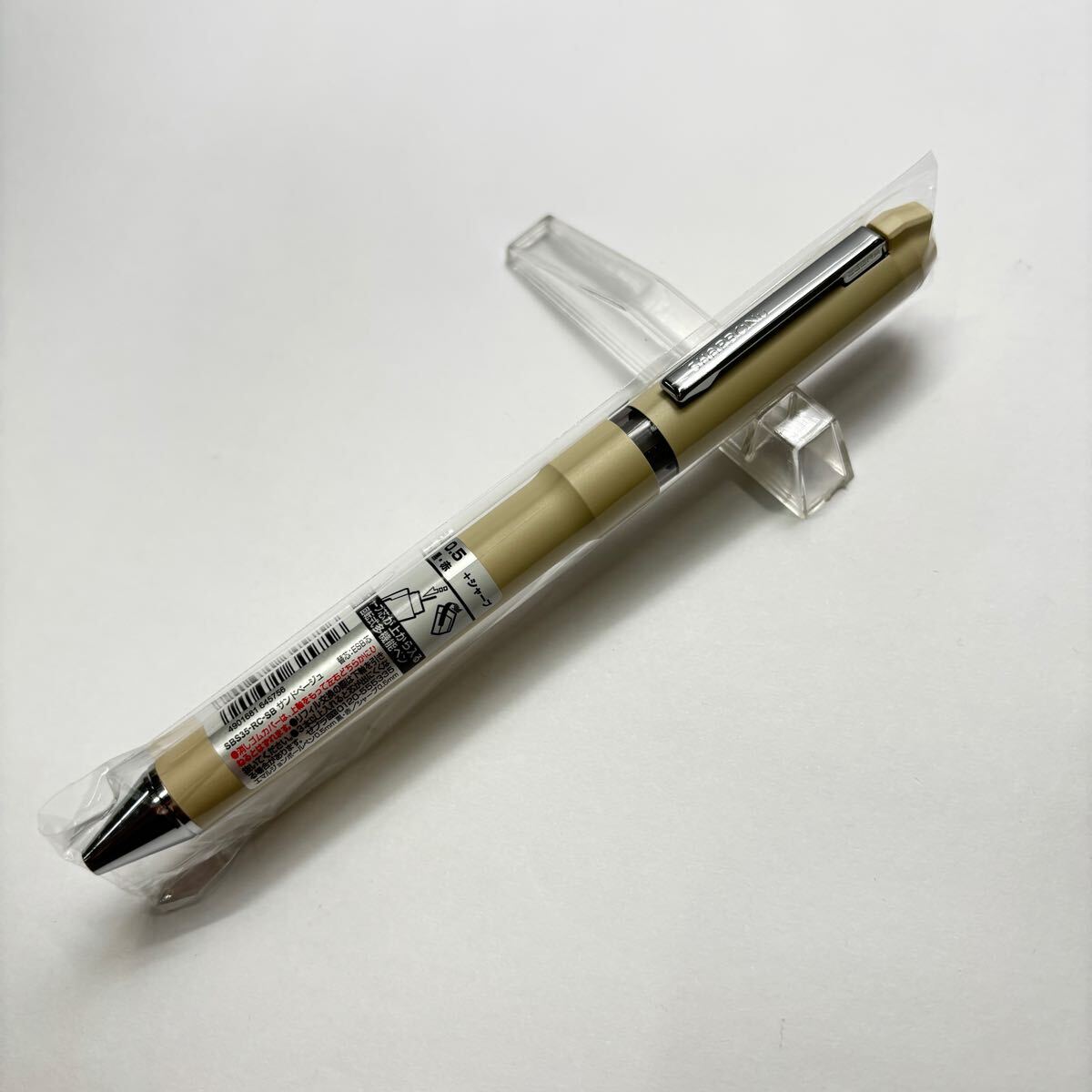 【新品未使用】【数量限定品】ゼブラ シャーボNu 0.5 限定リラックスカラー 多機能ペン シャーペン ボールペン サンドベージュ z0121拍卖