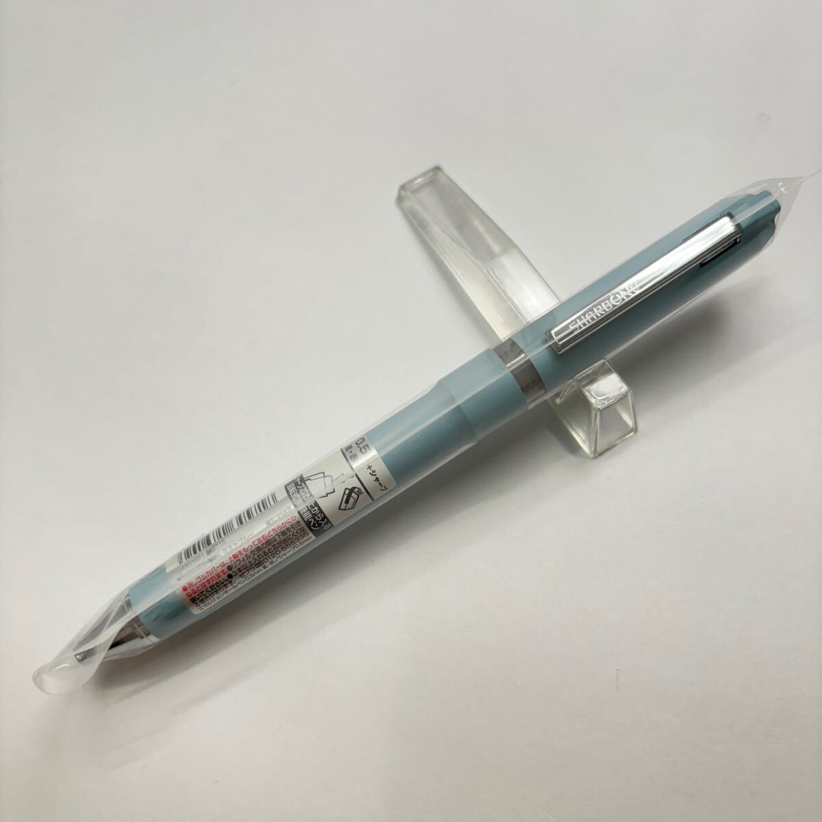 【新品未使用】【数量限定品】ゼブラ シャーボNu 0.5 限定リラックスカラー 多機能ペン シャーペン ボールペン ミストブルー z0125拍卖