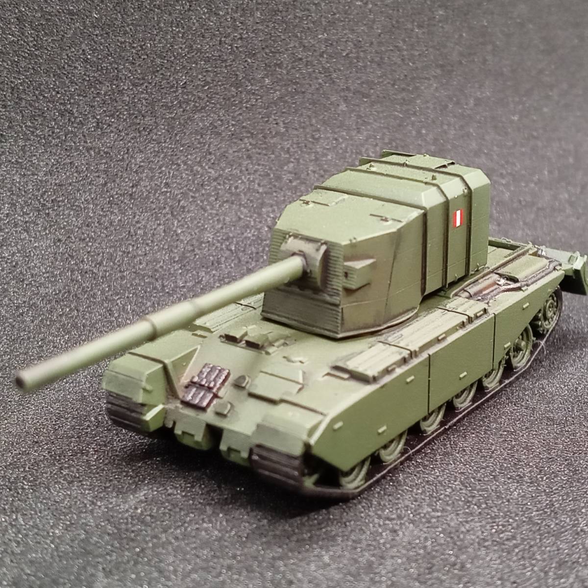 ●完成品1/144 FV4005駆逐戦車,”最大最強183mm砲!WoT単発火力Max!”,英国,戦後・冷戦時代,自作ver拍卖