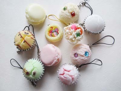 10点セット ポリマークレイ 蒸しパン&マカロン&パフェ他2 拍卖