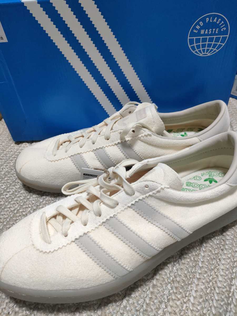 新品 adidas TABACCO GRUEN タバコ 28.5cm オフホワイト スエード 正規品 アディダス オリジナルス 3本ライン 復刻 ビンテージ 2022年製拍卖