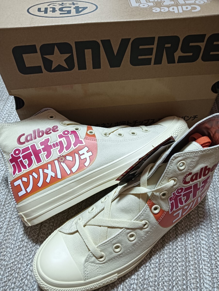 新品 未使用 CONVERSE ALLSTAR HI カルビー ポテトチップス 28cm コンバース オールスター ハイカット Calbee POTATO CHIPS 限定拍卖