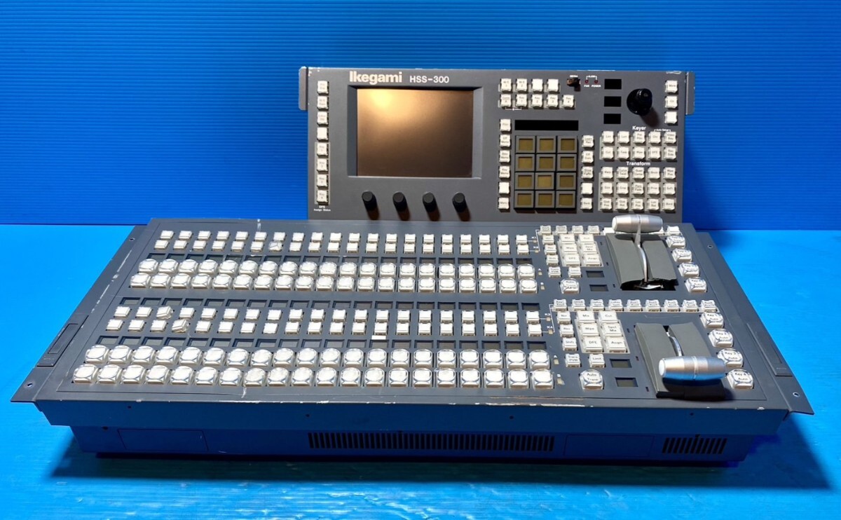 A066 ★Ikegami 池上通信 Multi Format Compact Switcher マルチフォーマットコンパクトスイッチャー 釦操作卓 2M/E 20釦操作卓 HSS-300 拍卖