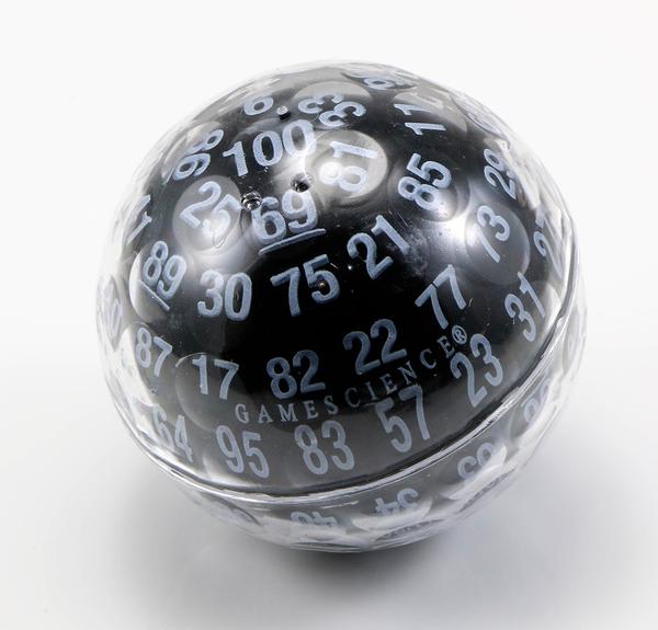 【稀少品】■GAMESCIENCE 100面ダイス D100 ZOCCHIHEDRON サイコロ ブラック 米国製 新品 TRPG クトゥルフ 黒●即日発送拍卖