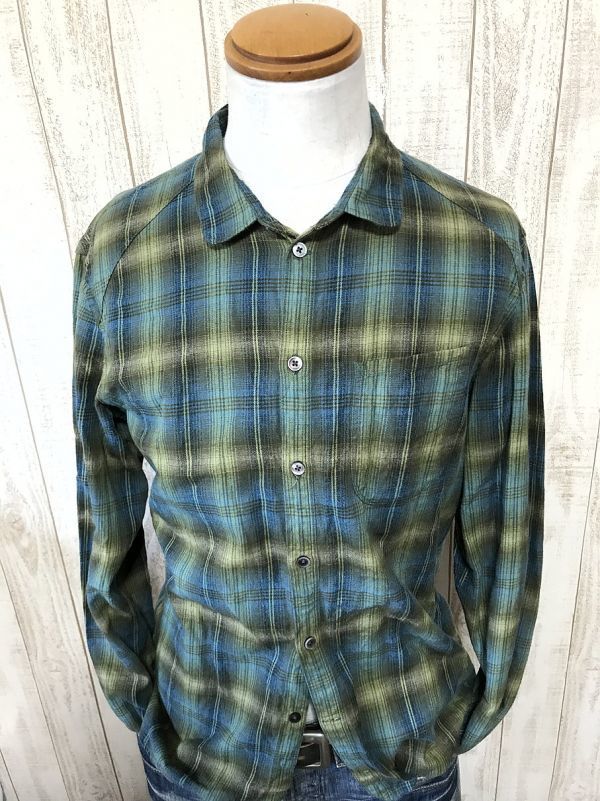 お勧め・【マルチカラーシャツ】Paul Smith jeans ポールスミス コットン長袖シャツ L ヴィンテージ拍卖