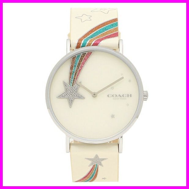 【COACHコーチ】PERRY Rainbow Star ペリー レインボースター 革ベルト 14503040 レディース拍卖
