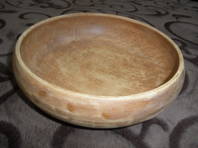 @@@天然木 菓子鉢  アンティーク コレクション  工芸品  古民具 木工 古道具 良く使い込まれた菓子鉢 木の器 拍卖