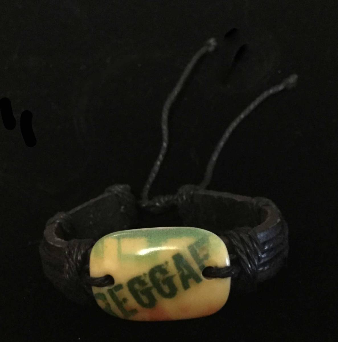 【 ジャマイカ直輸入 】 【 合皮ブレスレット 】 ジャマイカ雑貨 レゲエ雑貨 REGGAE ユニセックス ブレスレット アクセサリー 拍卖