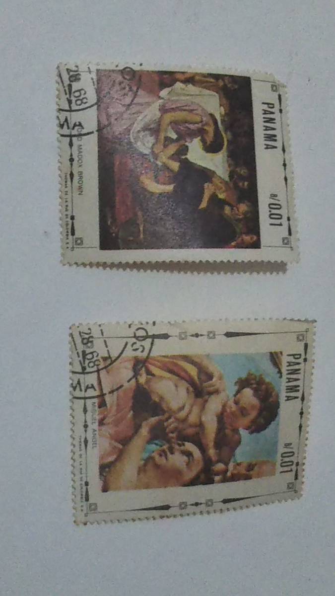 パナマ 使用済切手 2枚拍卖