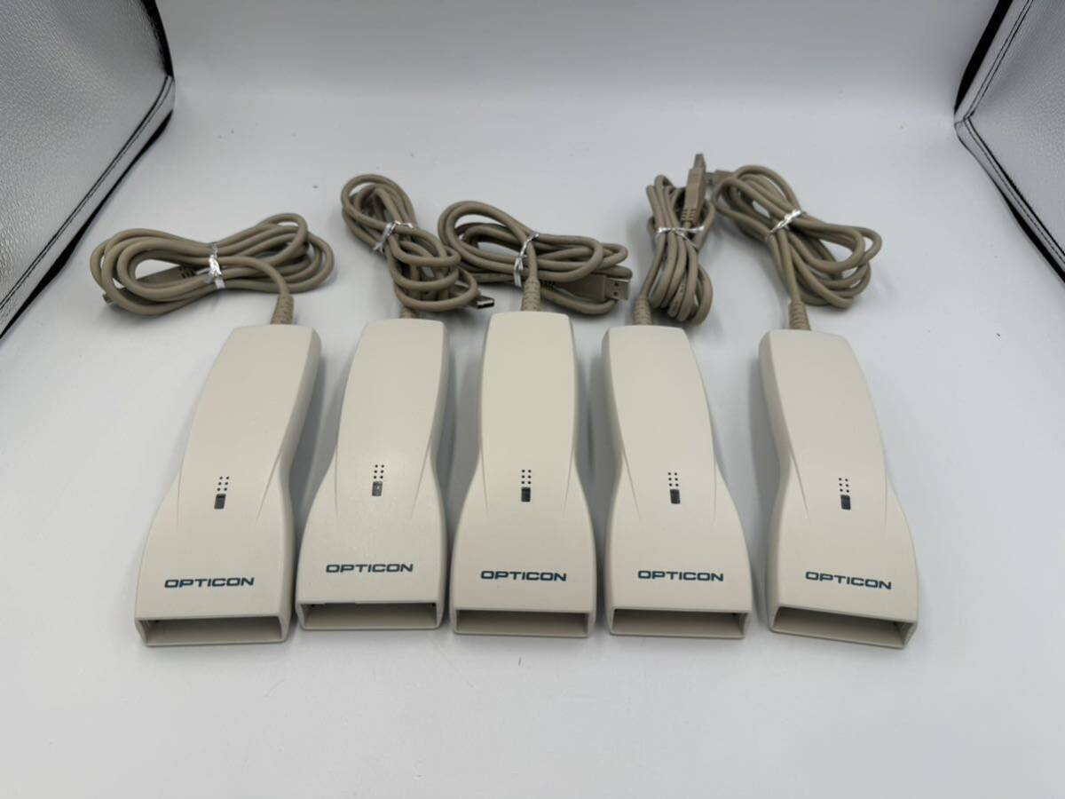 s1778) 通電確認OPTICON OPL-6845R バーコードリーダー 5点 複數在庫拍卖