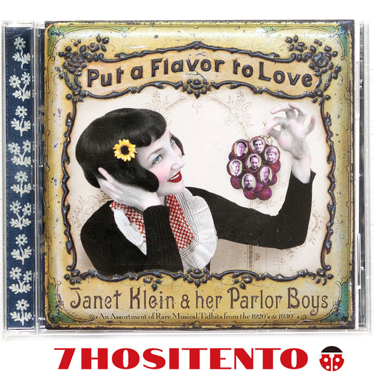 ★カントリー/ラグタイムを基調としたJanet Klein And Her Parlor Boysによるレトロポップ2002年作★Put A Flavor To Love★国内盤/解説★拍卖
