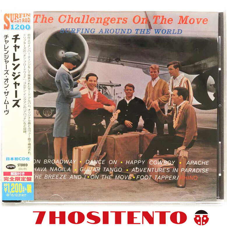★The Bel-Airsの後身バンドによるサーフインスト1963年作★国内盤/解説/ボーナストラック★The Challengers/On The Move★拍卖