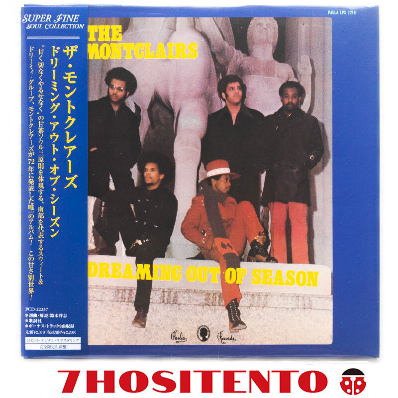 【送料無】甘茶ソウル1972年作良盤★国内盤廃盤/解説/紙ジャケ/ボートラ9曲入★The Montclairs/Dreaming Out Of Season★モントクレアーズ拍卖