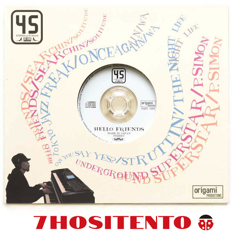 【送料無料】Origami ProductionsからリリースされたJAMNUTSのキーボディストによるビートアルバム良盤2009年作★45/Hello Friends★拍卖