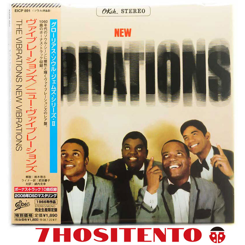 【送料無料】The Vibrations『New Vibrations』★国内盤/解説/対訳/ボートラ10曲/紙ジャケ★ノーザンソウル拍卖