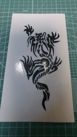 TATOO風★ドラゴン★カッティングステッカー拍卖