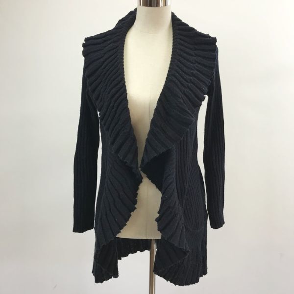 デザインニット★MAX&Co. ニットカーディガン ブラック M~L レディース maxmara マックスマーラ拍卖