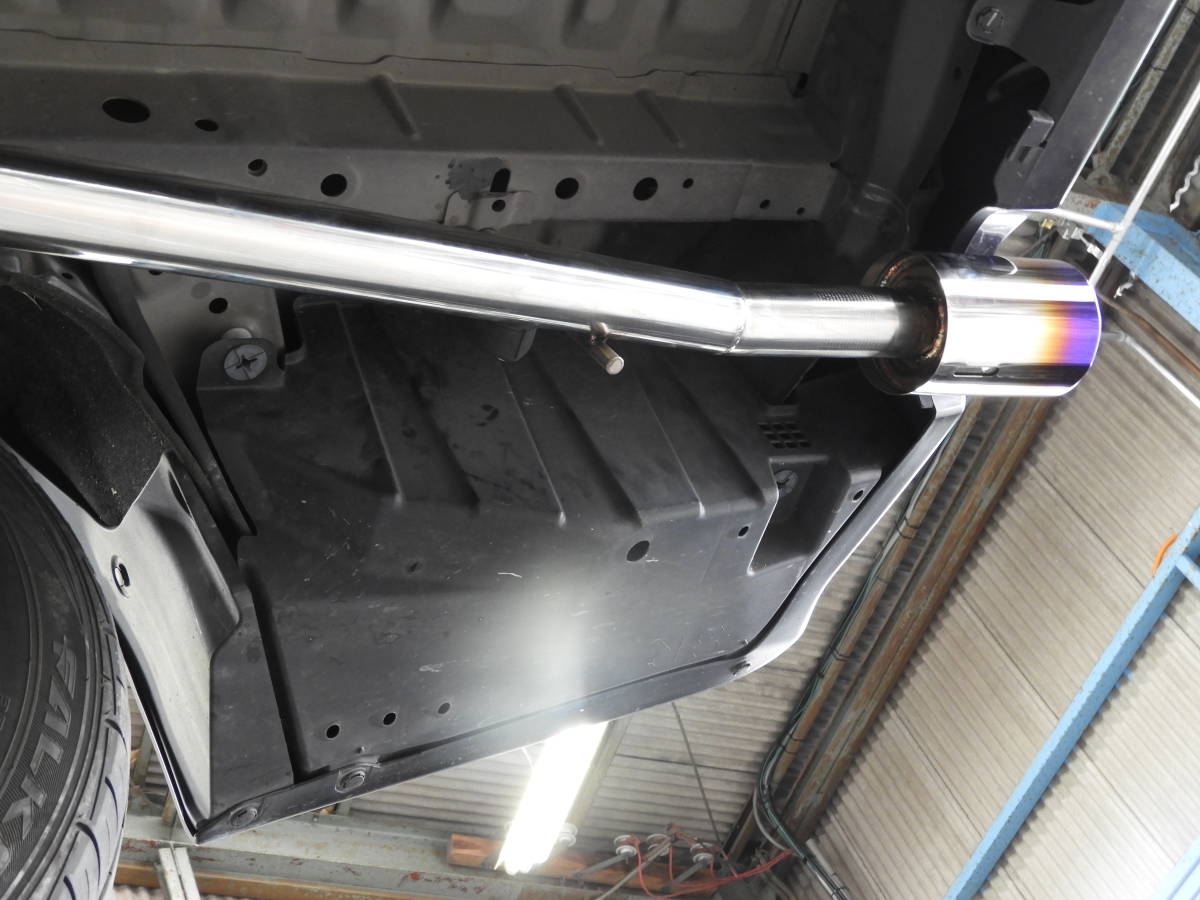 ANH20W ヴェルファイア 2.4L ステンレス マフラー 【チタンテール】 リアピース ストレート拍卖