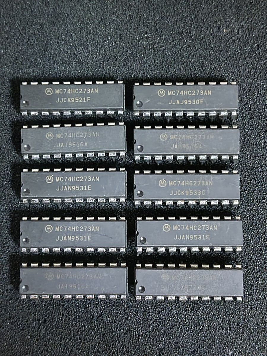 MC74HC273AN モトローラ製 高速CMOS IC(10個セット) SN74HC273拍卖