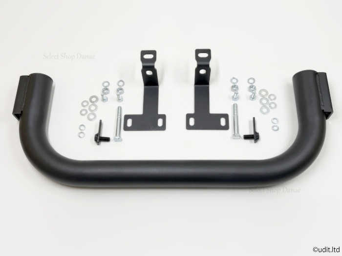 ジムニー専用 JB64 リア パイプバンパープロテクター ブラック ガード パーキングセンサー・純正バンパー対応 JB74 JC74拍卖