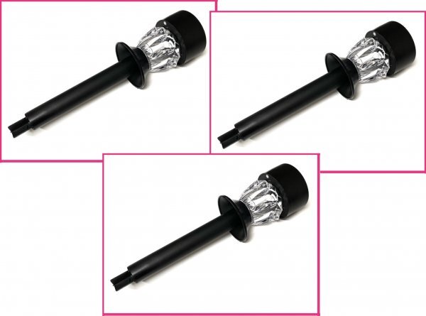 【送料無料:3個 LED ソーラーライト:便利・新品】 ★配線不要 電源不要 充電 イルミネーション 飾り 電飾 節電 ライト 電池不要拍卖