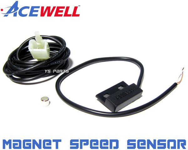 【正規品】ACEWELLマグネットスピードセンサーZ125pro/Z125プロ/WR250X/WR250R/DR-Z400SM等の機械式メーターワイヤー無しの車両に拍卖
