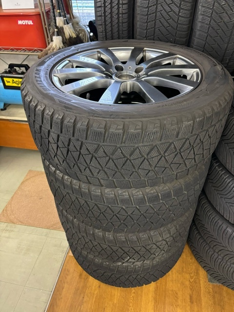 ポルシェカイエン等265/50R19 110 BSブリザック DM-V12 ホィール ユーロプレミアム19x8.5J4本セット拍卖
