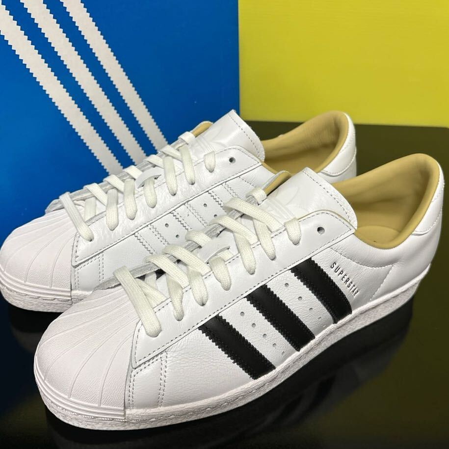 28.5cm ★新品 adidas Originals◆TOKYO ENERGY SUPERSTAR 80s TANY スニーカー 白 アディダス オリジナルス スーパースター 谷篤人 ID4851拍卖