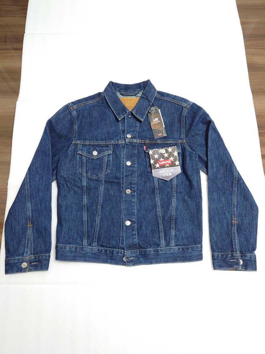 新品! USA製 リーバイス Levi's トラッカー S M ジャケット Gジャン 197900001 ジージャン アメリカ製 デニムジャケット拍卖