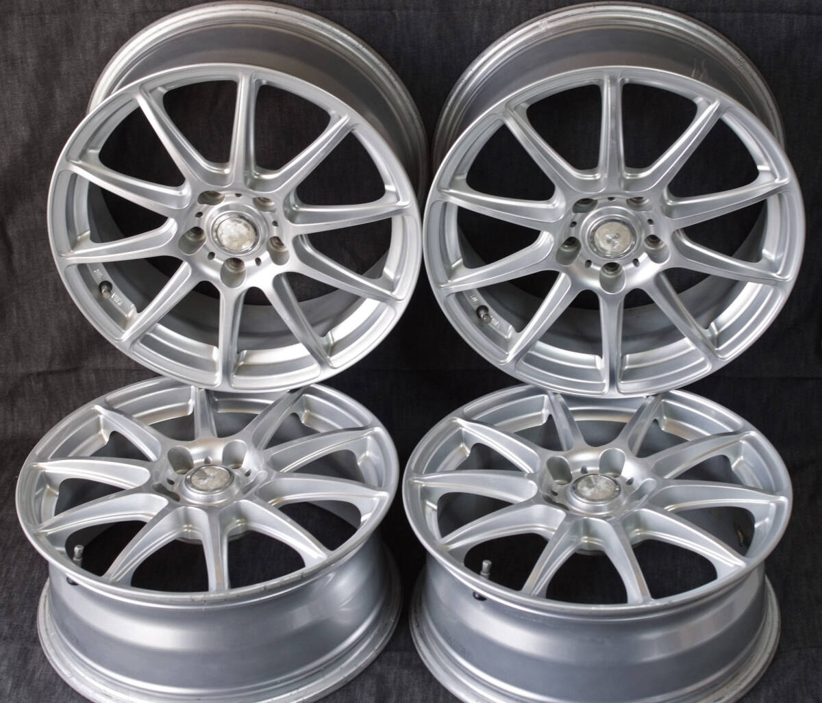 ☆ YOKOHAMA 17-7J+48 114.3 7.5kg 鍛造 並み軽量ホイール スタッドレスタイヤ アルファード ハリアー RAV4 CX-5 ZR-V ヴェゼル 札幌配達可拍卖