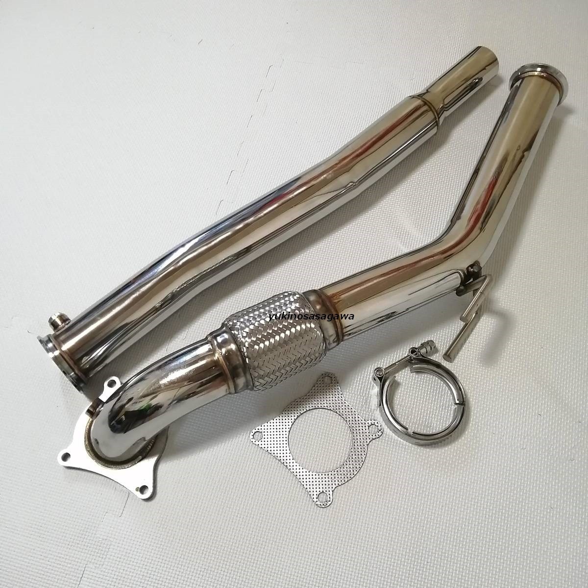 20PS上昇! VW ゴルフ 5 6 ジェッタ アウディ A3 触媒ストレートキャタライザー2.0 TFSI ダウンパイプ マフラー gti ホイール スポイラー拍卖