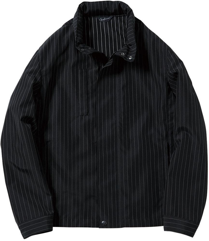 MAXIMUM MJ0071 スタイリッシュジャケット(ストライプ) 3XLサイズ 1枚 黒 アウトレット処分 新品 大きいサイズ 【定価:12,980円】拍卖