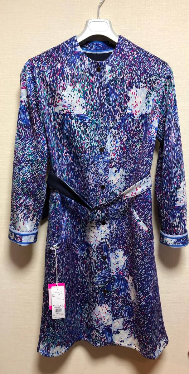 【レオナールLeonard】コンバーチブルコートベルト付き36号新品格安即決75%OFF訳あり拍卖